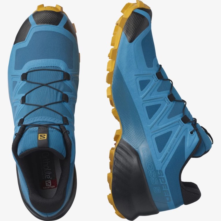 Tenis Para Trail Running Salomon Speedcross 5 Hombre Azules | MX NEVH264